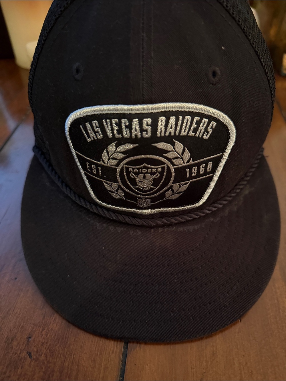 Black Patch Logo Trucker Hat